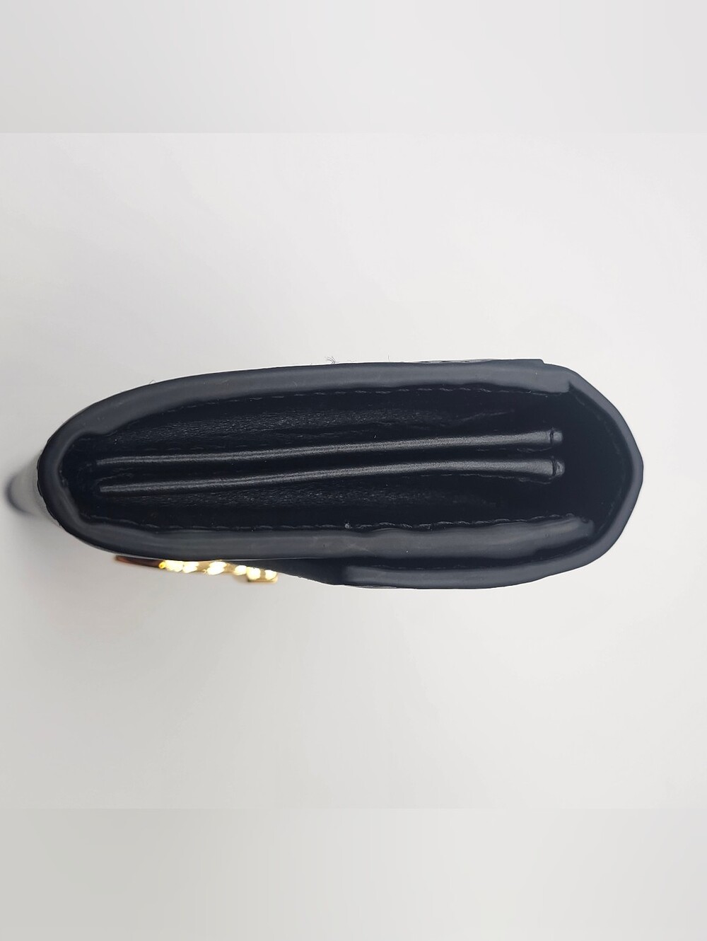 Authentic Gucci Black Sylvie Continental Wallet On Chain W Gucci Dustbag - Picture 5 of 12